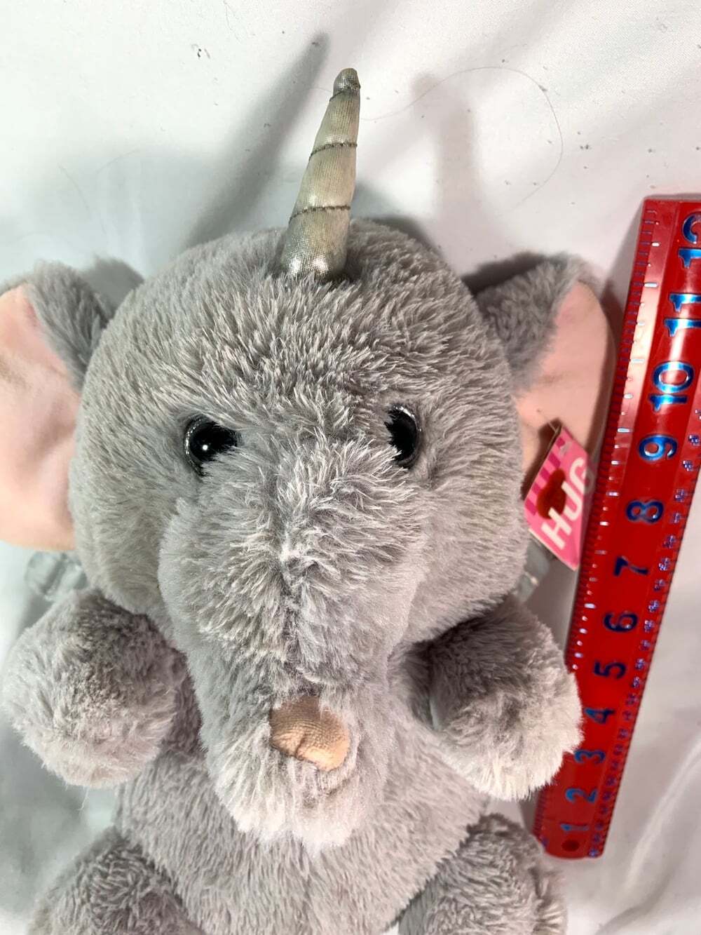 Plush Gray Elephantacorn… with wings elephant unicorn